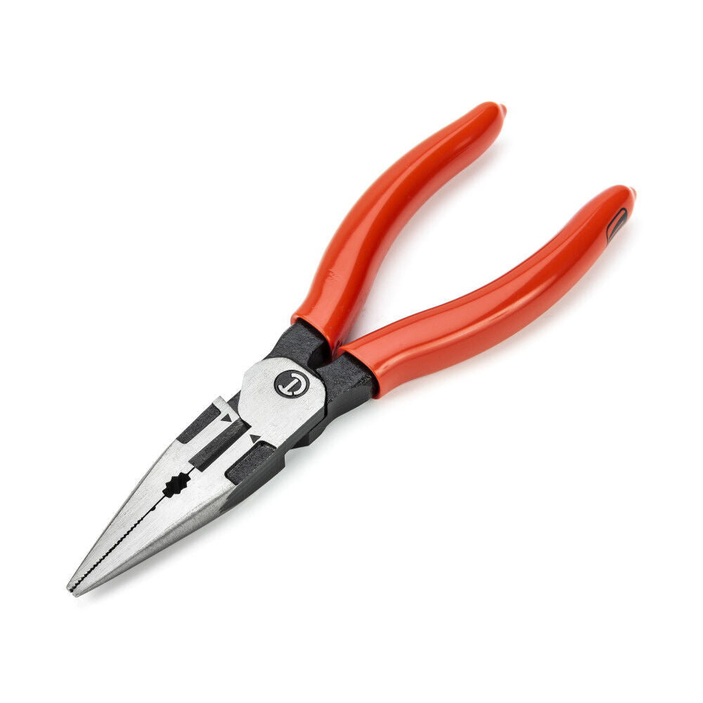 6" Long Nose Pliers Dipped Handle