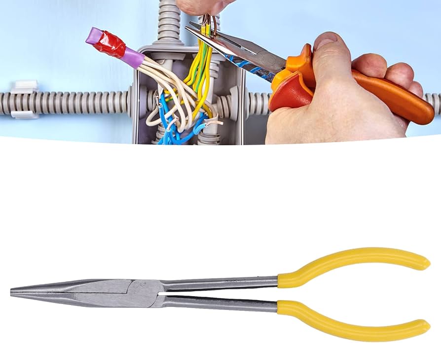 6-1/2" Long Needle Nose Solid Joint Pliers