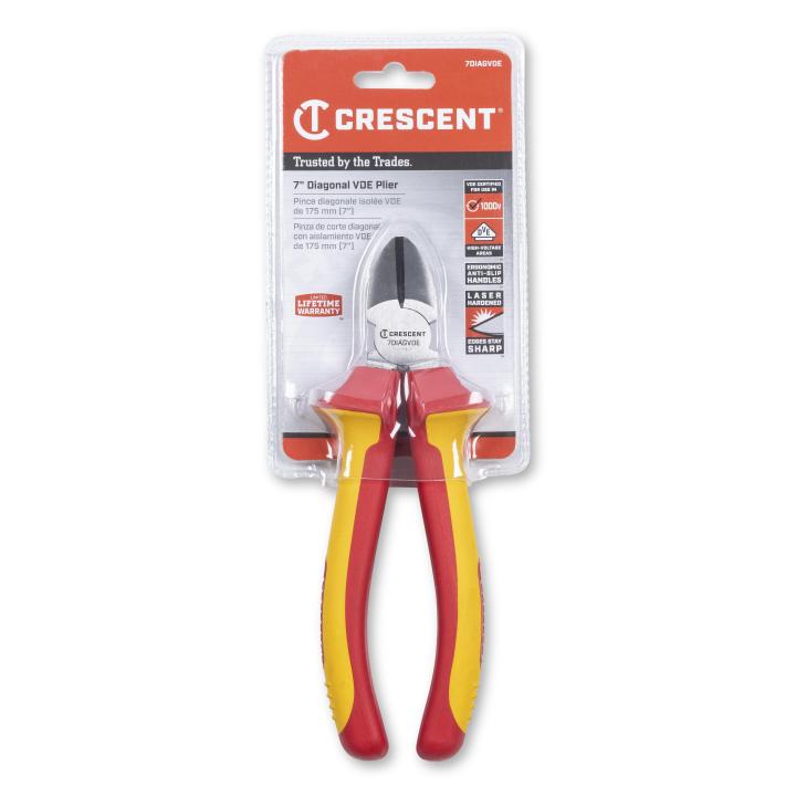 7" VDE Insulated Diagonal Cutting Pliers
