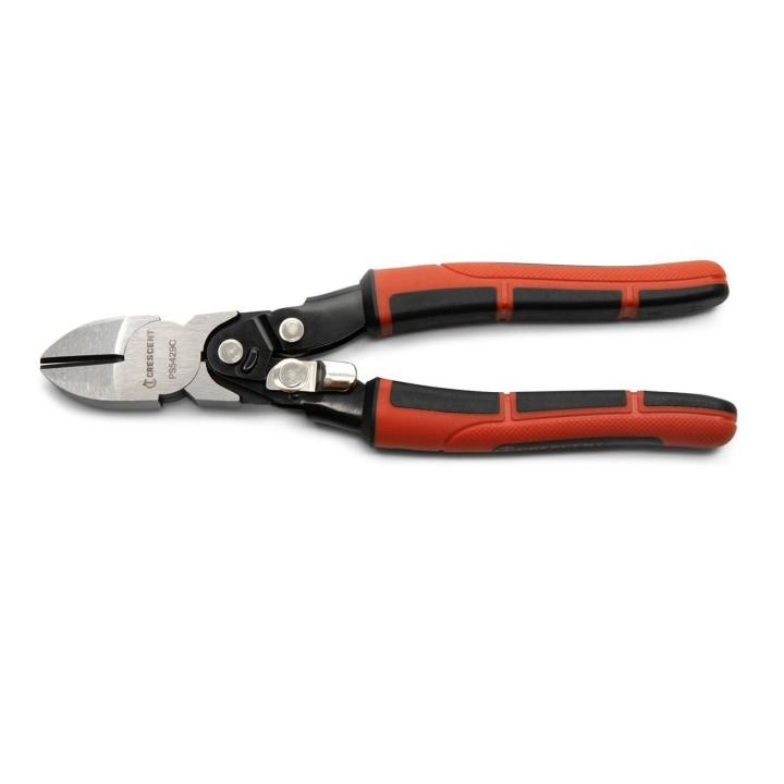 8" Pro Series Dual Material Diagonal Compound Action Cutting Pliers
