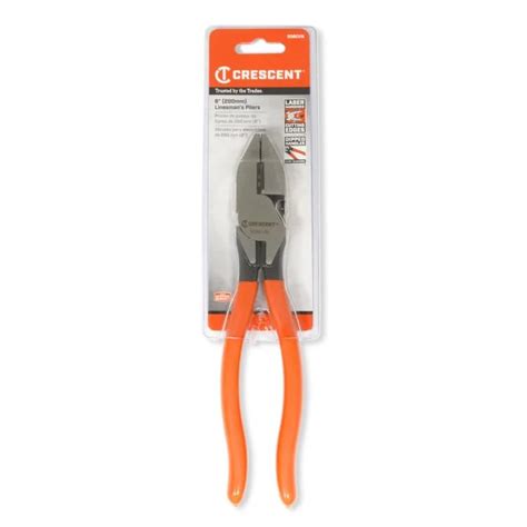 8" Lineman's Solid Joint Side Cutting Pliers