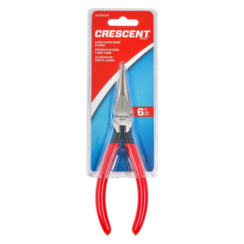 8" Long Nose Pliers Dipped Handle Pliers