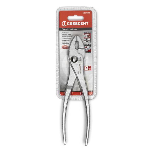 8" Cee Tee Co.® Curved Jaw Slip Joint Pliers – Carded