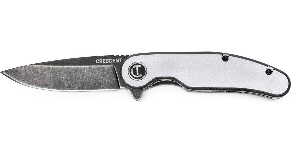 3-1/4" Drop Point Aluminum Handle Pocket Knife