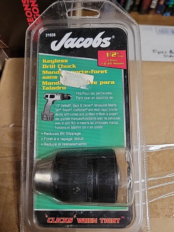 JACOBS 41BA CHUCK 32249 W/KEY PACKAGED