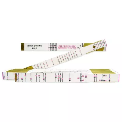 LUFKIN WOOD RULE,BRICKMASON,5/8"X6',SENSORMATIC