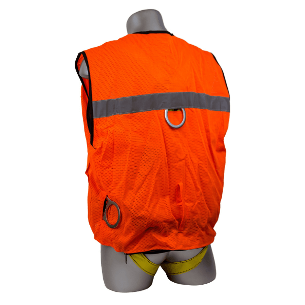 Guardian Protection Orange Mesh w/ PT Legs, Back D-ring, Side D-rings (Size L)