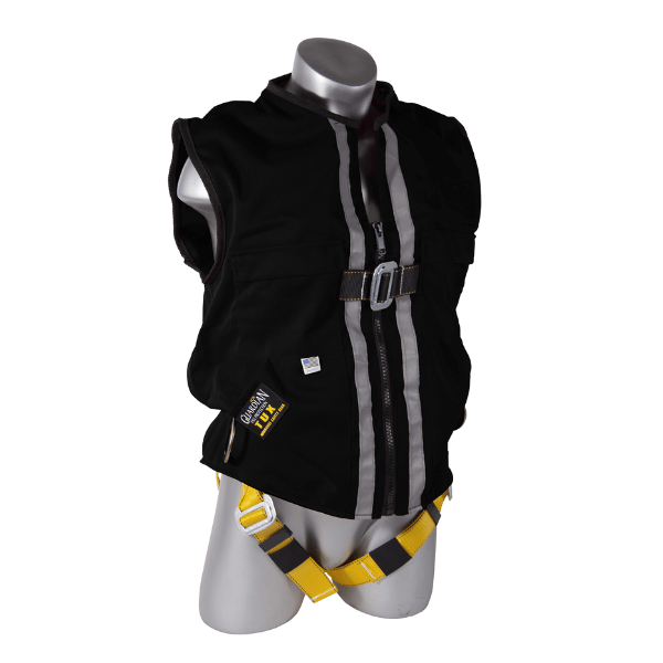 Guardian Protection Black Mesh w/ PT Legs, Back D-ring, Side D-rings (Size M)