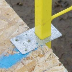 Gussett for Guardrail Post