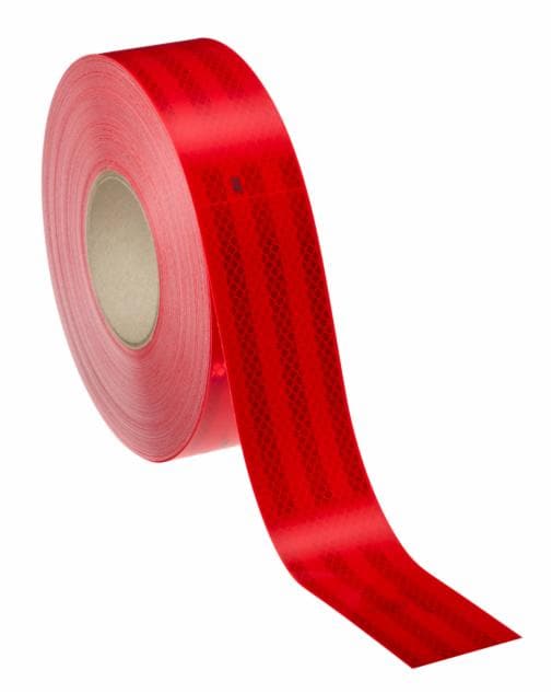 3M™ Diamond Grade™ Conspicuity Markings, 983-72NES, not edge sealed, red, 36 in x 50 yd