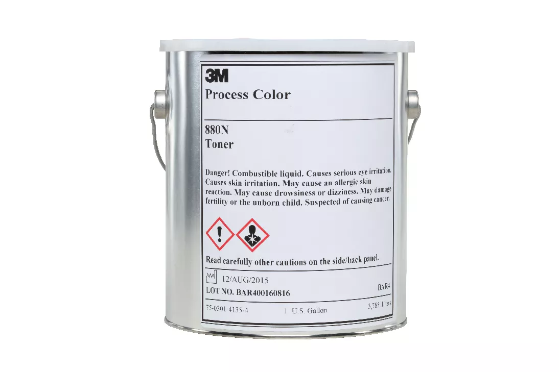 3M™ Transparent Process Colour, 894I, lemon yellow, 1 gallon (3.8 L)