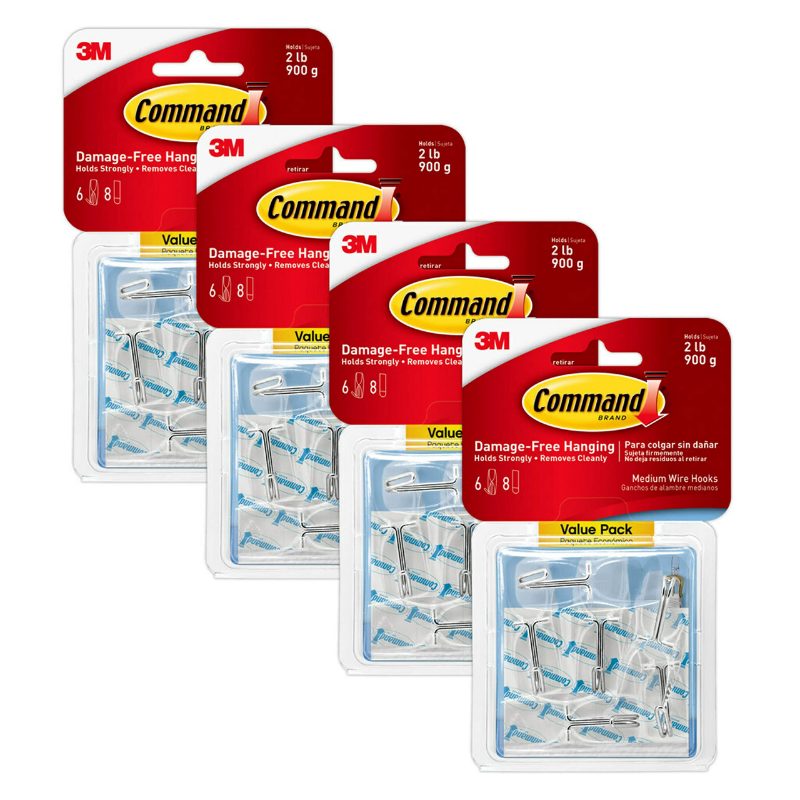 Command Wire Hooks 17065CLR, 17067CLR, 17068CLR, 17069CLR