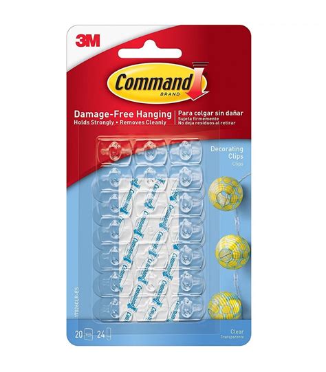 Command Clear Decorating Clips 17026CLR