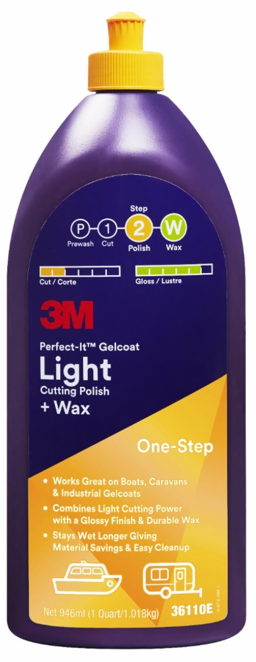3M™ Perfect-It™ Gelcoat Light Cutting Polish + Wax