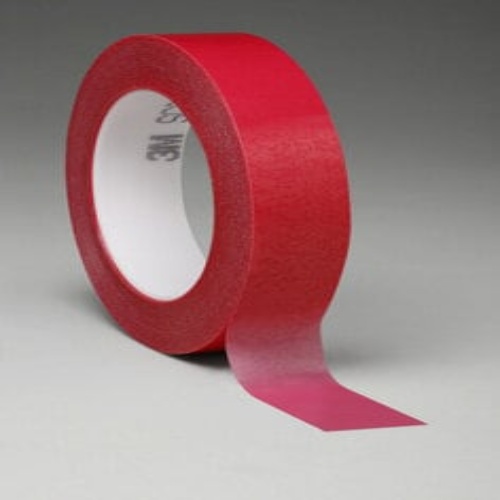 3M™ Circuit Plating Tape 1280 Red, 1 in x 144 yds x 4.2 mil (2.54 cm x 432 ft x 4.2 mil), 9/Case, Bulk