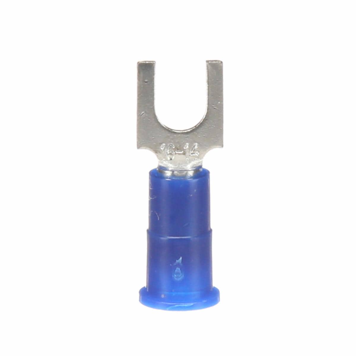 3M™ Highland™ Block Fork Terminal, BFV14-8Q, vinyl insulated, stud size #8, AWG 16-14