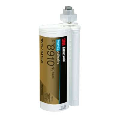 3M™ Scotch-Weld™ Acrylic Adhesive DP8910NS, Black, 490 mL Duo-Pak, 6 Each/Case