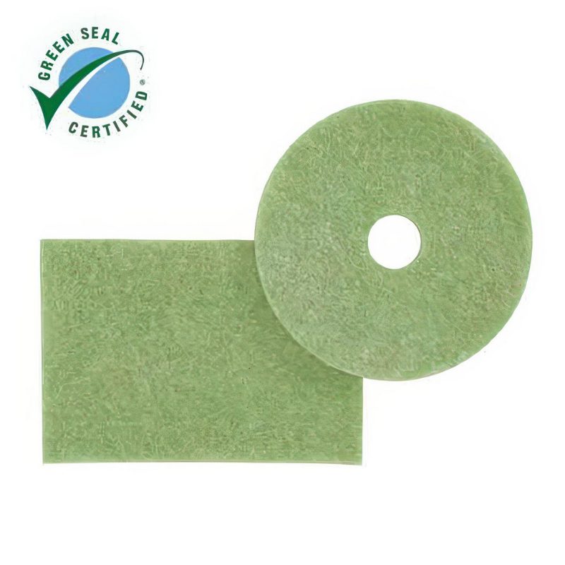 Niagara™ Green Scrubbing Pad 5400N, 19 in (483 mm) diameter, 5/Case
