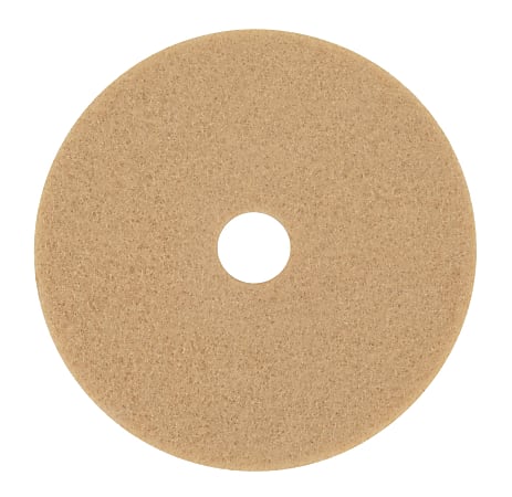Niagara™ Tan Burnishing Pad 3400N, 19 in (483 mm) diameter, 5/Case