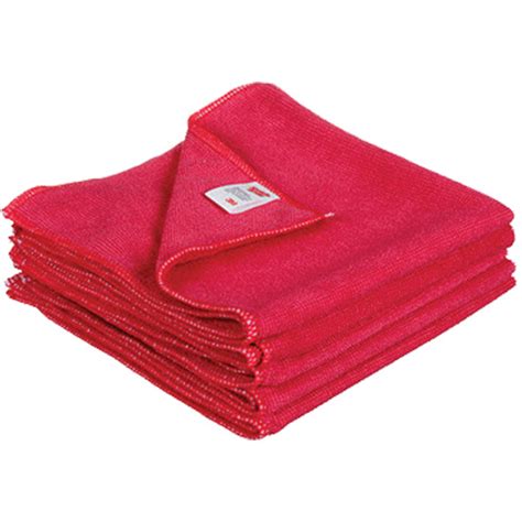 Scotch-Brite™ High Performance Microfibre Cleaning Cloth, SB-2010BR, red, 32 cm x 36 cm (12-1/2 in x 14 in)