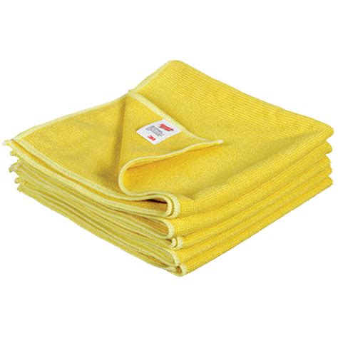 Scotch-Brite™ High Performance Microfibre Cleaning Cloth, SB-2010Y, yellow, 32 cm x 36 cm (12-1/2 in x 14 in)