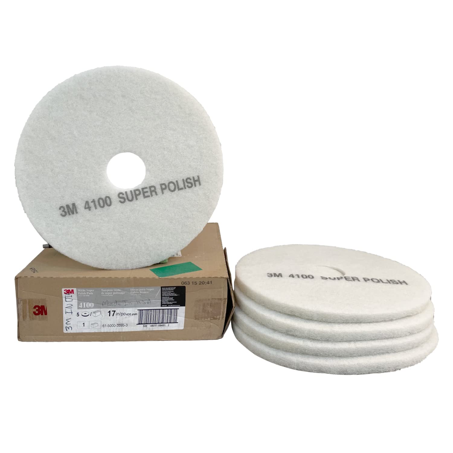 PROVEN White Polishing Pads 20 in 5/case