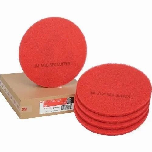 Prime Source Red Buffing Pad 5100PS, 18 in (457.2 mm), Private Label