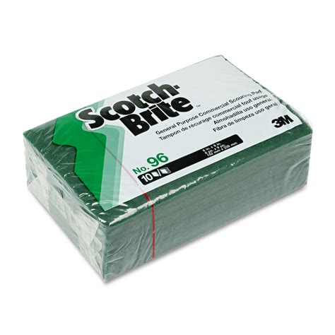 Scotch-Brite™ General Purpose Scouring Pad No. 96, H-96-6X9, 152 mm x 229 mm (6 in x 9 in)
