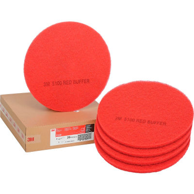Regard Red Buffing Pad, 20 in, 5/case