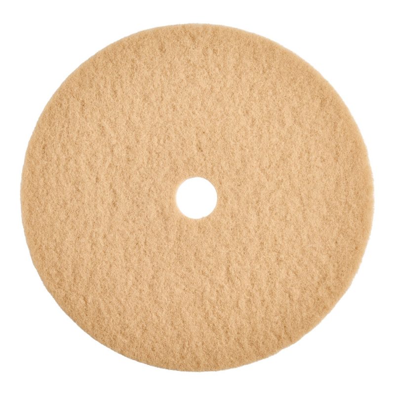 Niagara™ Tan Burnishing Pad 3400N, 27 in (686 mm) diameter, 5/Case