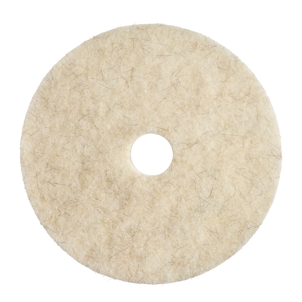 Niagara™ Natural White Burnishing Pad 3300N, 24 in (610 mm) diameter, 5/Case