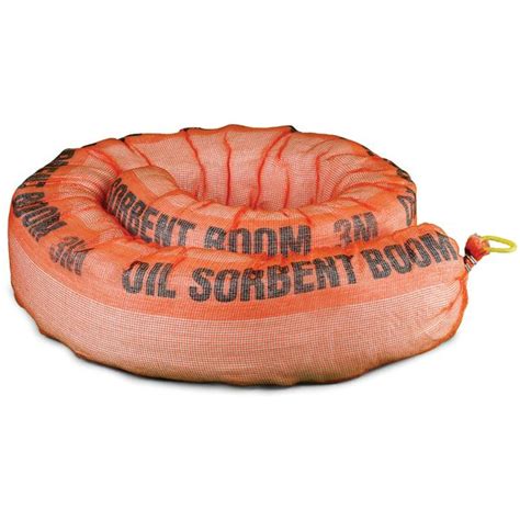 3M™ Petroleum Sorbent Boom, T-270, 203 mm x 3.05 m (8 in x 10 ft)