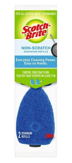 Scotch-Brite™ Non-Scratch Dishwand Refills 483-12-RSC-RRP