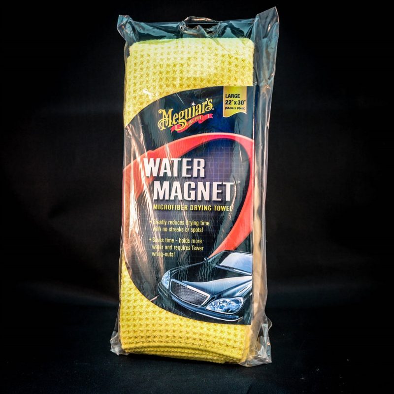 Meguiar’s® Water Magnet™ Microfibre Drying Towel, X2000C, yellow, 22 in x 30 in (55 cm x 76 cm)