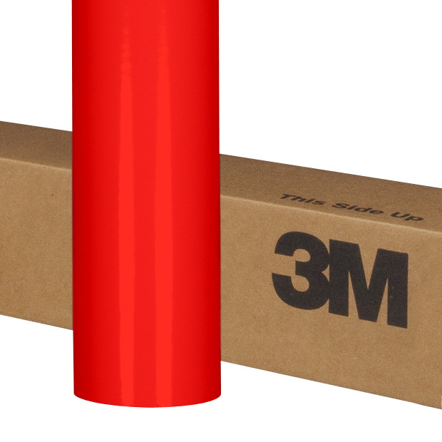 3M™ Scotchcal™ Special Effects Film, 7725SE-414 Red-Orange Fluorescent, 2 in X 50 yd