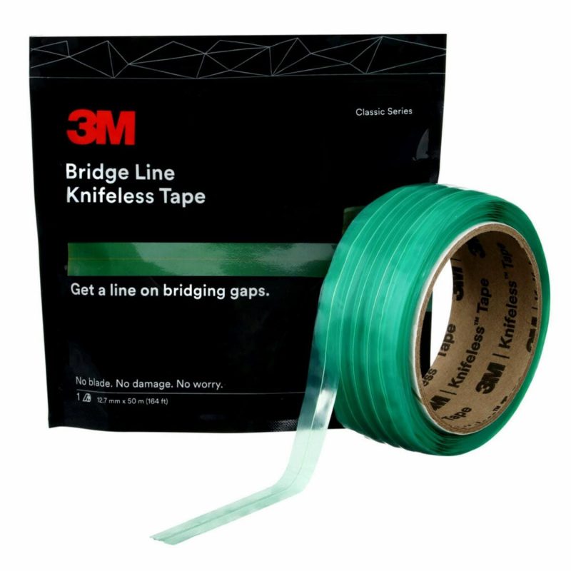 3M™ Bridge Line Knifeless Tape, KTS-BL1, green, 1/2 in x 55 yd (12.7 mm x 50 m)