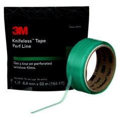 3M™ Perf Line Knifeless Tape, KTS-PERF1, green, 6.4 mm x 50 m
