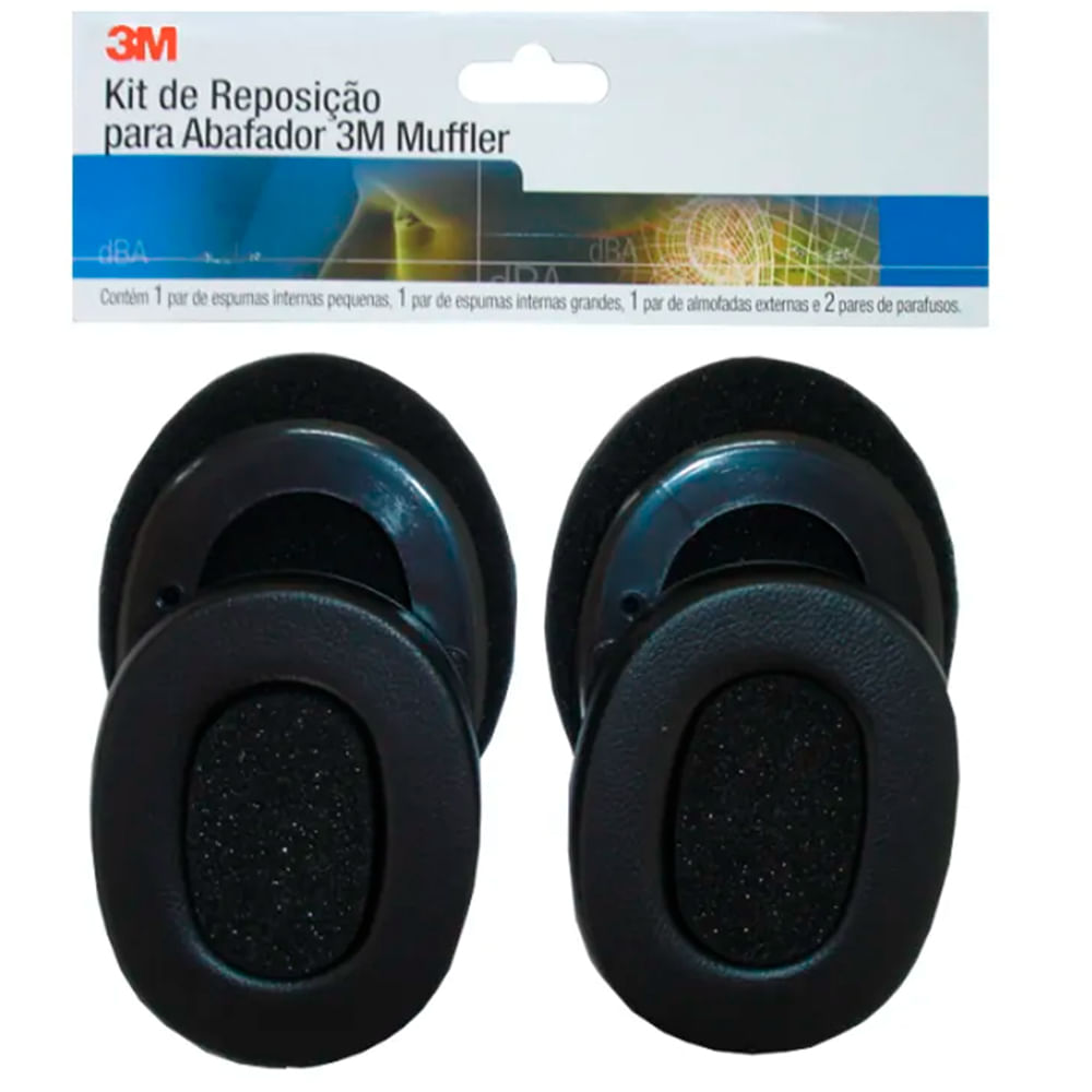 3M™ Muffler, A1991, black, 1 1/4 in (31.8 mm)