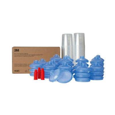 3M™ PPS™ Lid & Liner Kit, 16301, standard 22 fl oz (650 mL), 125 micron full-diameter filter, 50 lids & liners per kit