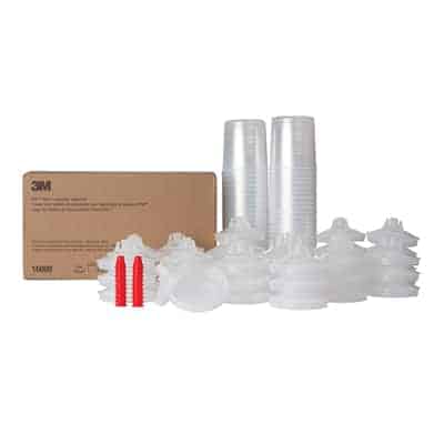 3M™ PPS™ Lid & Liner Kit, 16000, standard 22 fl oz (650 mL), 200 micron filter, 50 lids & liners per kit