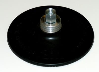 3M™ Roloc™ Disc Pad, 28474, TR, black, 4 in x 3/8-24 internal, (101.6 mm x M10 x 1.5), hard