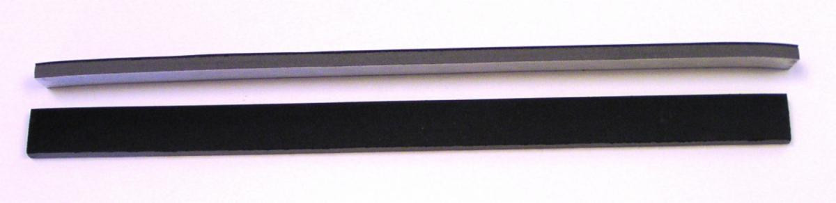 3M™ File Belt Sander Platen Pad Material, 28377, soft, black, 1/2 in x 7 in x 1/8 in (12.7 mm x 177.8 mm x 3.18 mm)