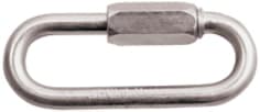 3M™ Protecta® Quick Link Delta Screw Type Connector 9509238, Zinc Plated Steel, 10 mm Opening