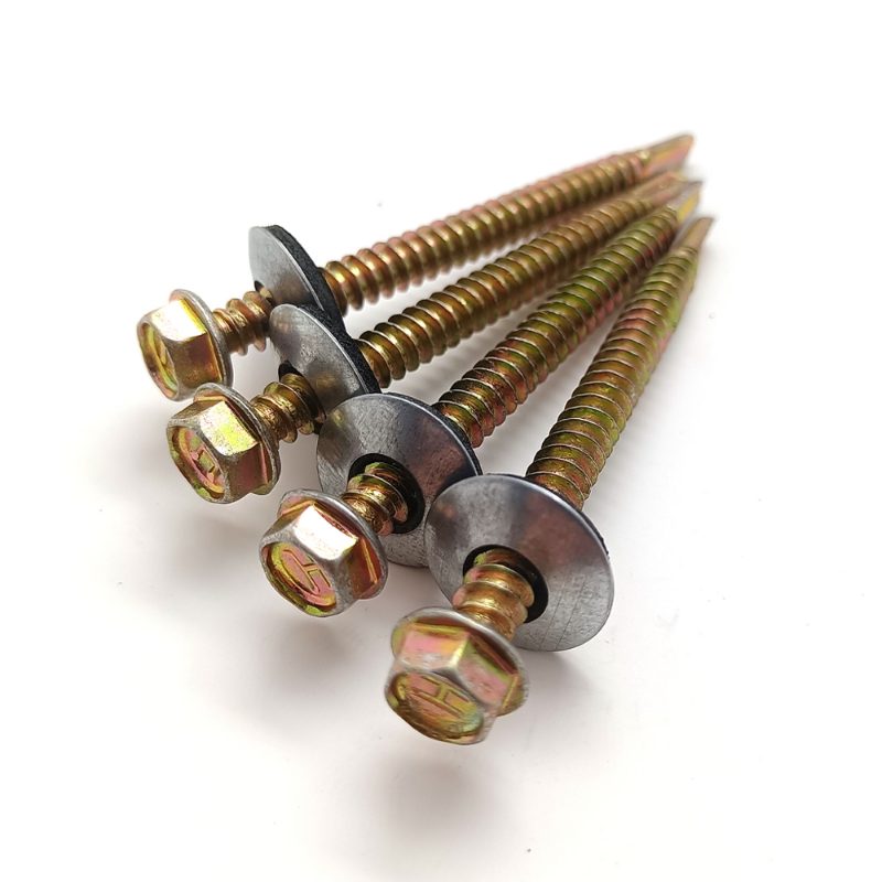 3M™ Hex Socket Head Screw 9515240, Yellow Zinc Plated Steel, 1/4 in – 20 x 5 in
