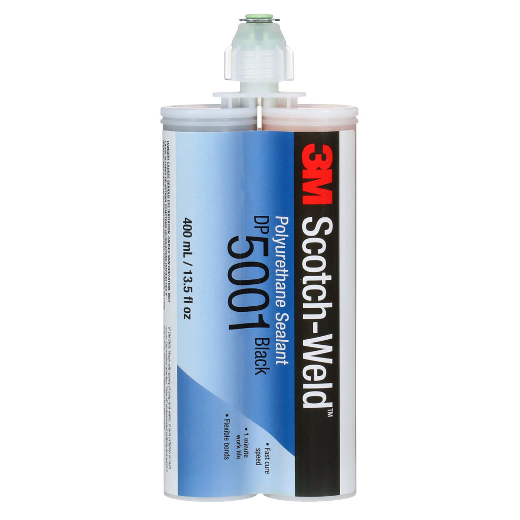 3M™ Scotch-Weld™ Polyurethane Sealant DP5001, Black, 400 mL Duo-Pak, 6/Case