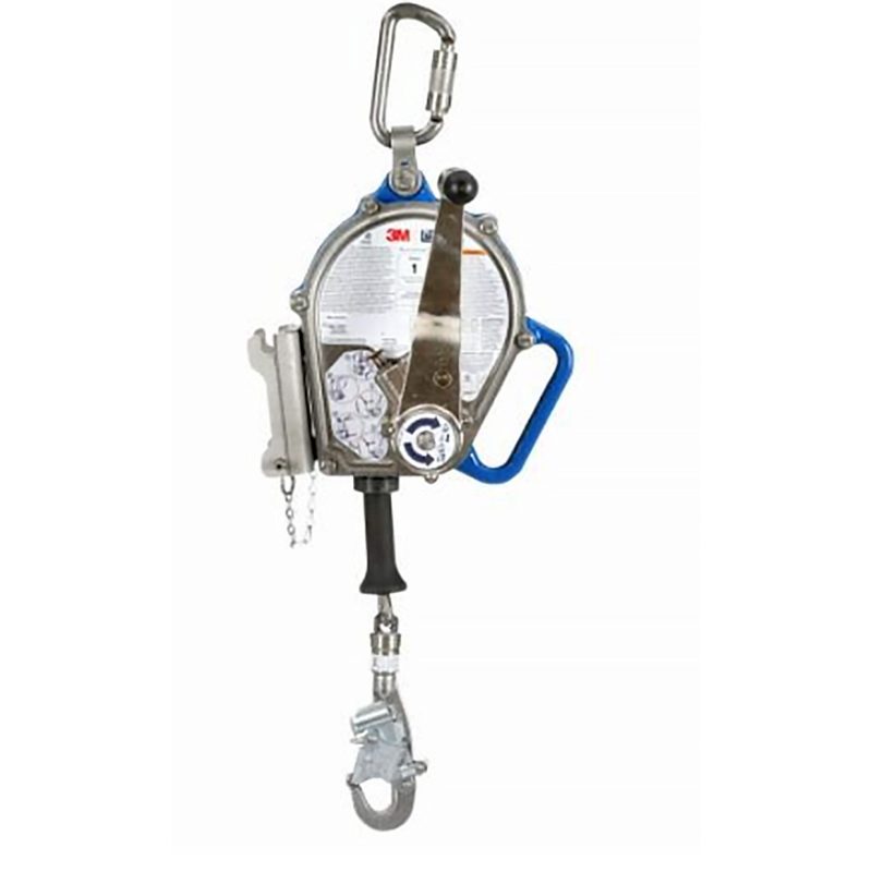 3M™ Self-Retracting Lifeline Retrieval Machined Housing 9507002, Painted Aluminum, 175 ft