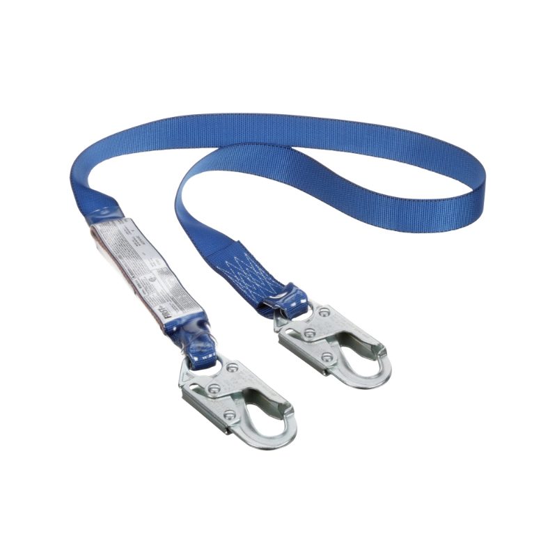 3M™ Protecta® Basic Web Shock-Absorbing Lanyard AE57610C, Blue, 121 – 310 lb, 6 ft