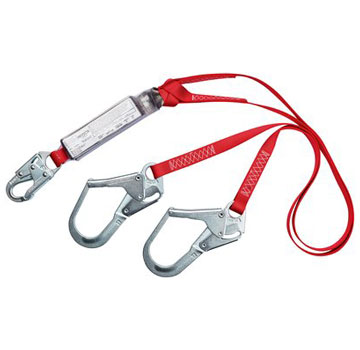 3M™ Protecta® 100% Tie-Off Web Shock-Absorbing Lanyard 1342002C, 121 – 310 lb, 4 ft