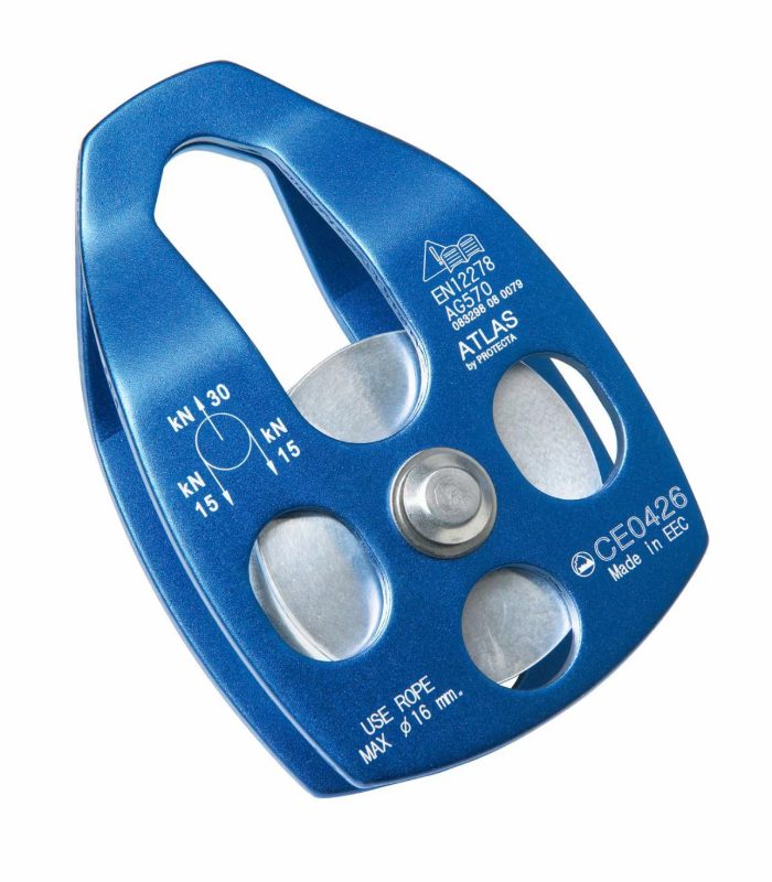 3M™ DBI-SALA® Micro Pulley 9514753, Blue, Aluminum, 13 mm