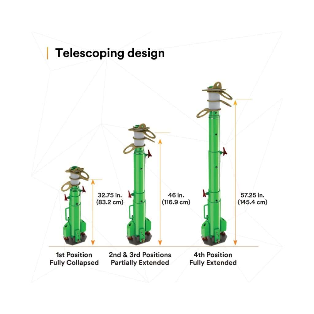 3M™ DBI-SALA® Fold Down Anchor Post 8530330, 72 in